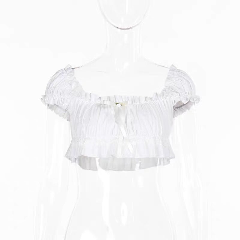 Sweet Summer Ruffle Crop Top