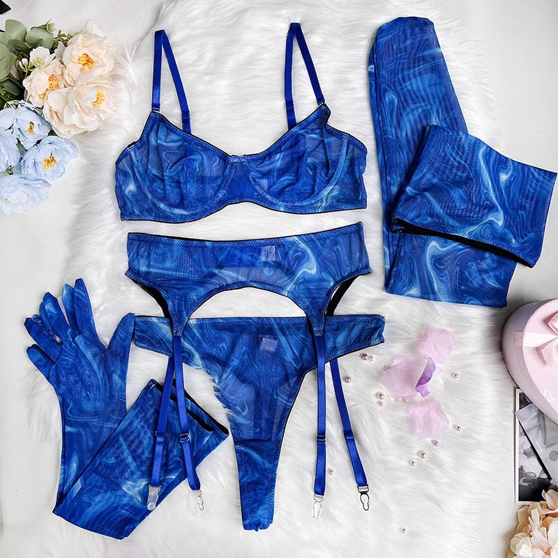 Galaxy Sheer Lingerie Set