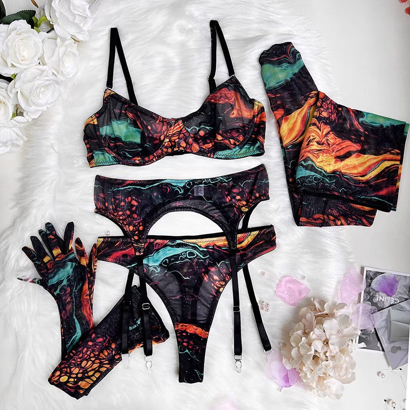 Galaxy Sheer Lingerie Set