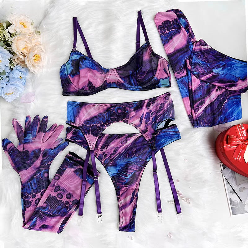 Galaxy Sheer Lingerie Set