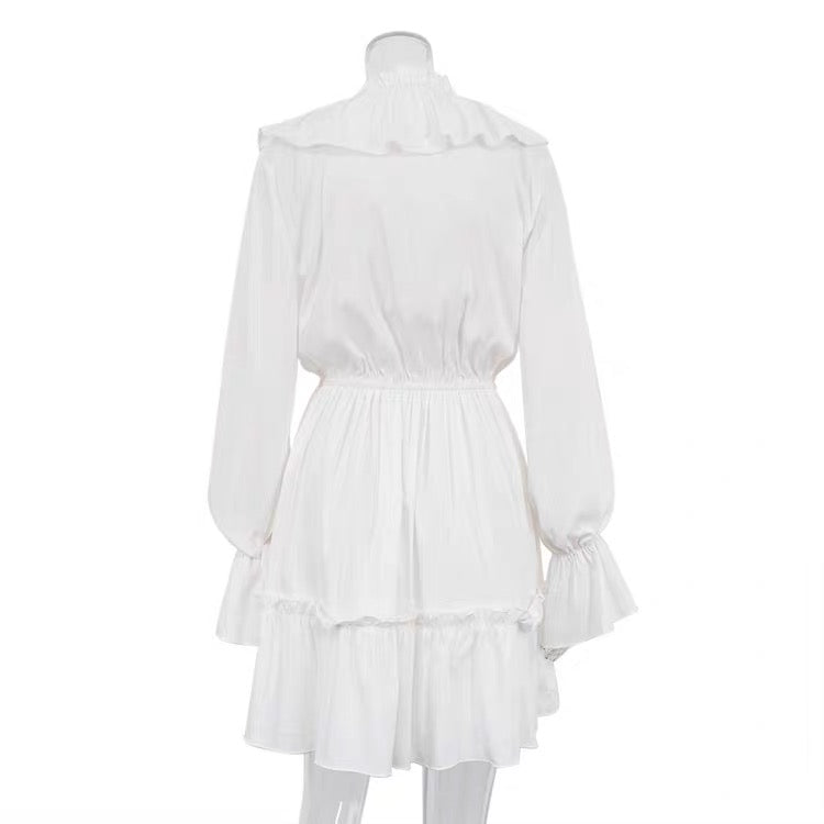 Ivory Dream Ruffle Dress